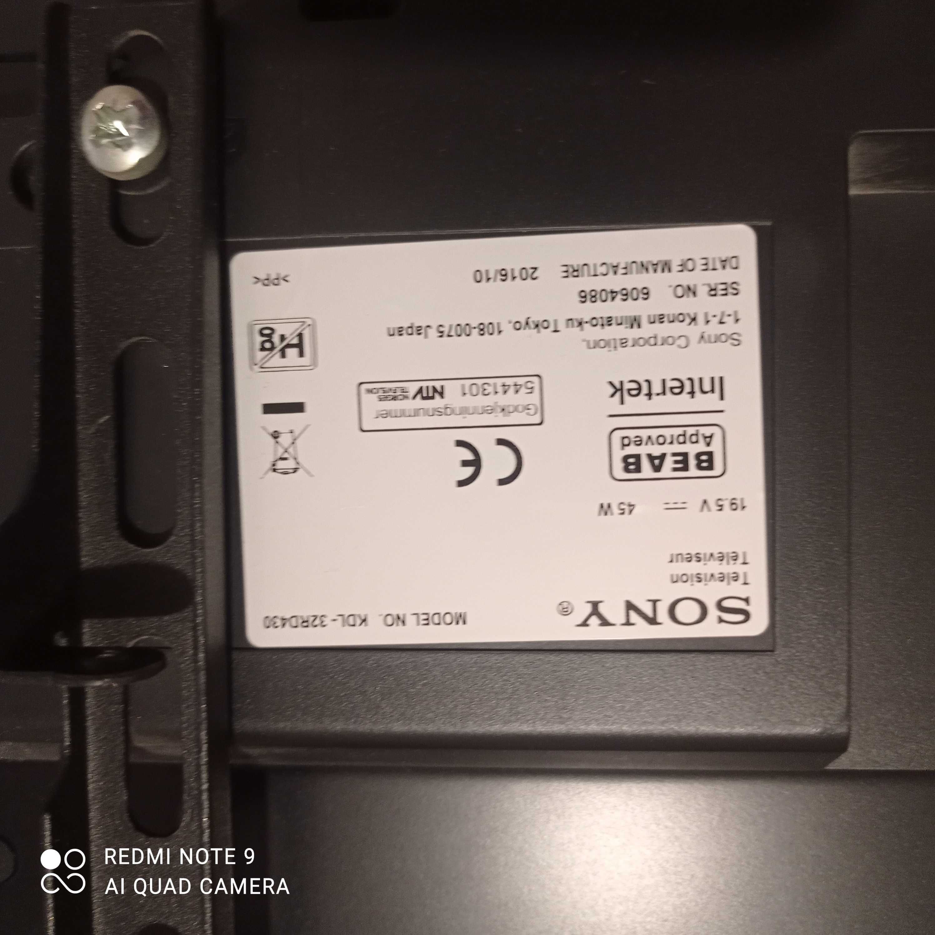 Sony 32 cale stan niemalże idealny