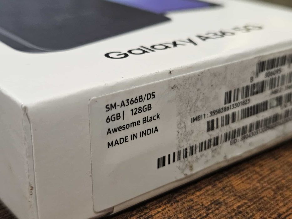 Smartfon SAMSUNG Galaxy A36 5G 6/128GB 6.7" 120Hz Czarny SM-A366