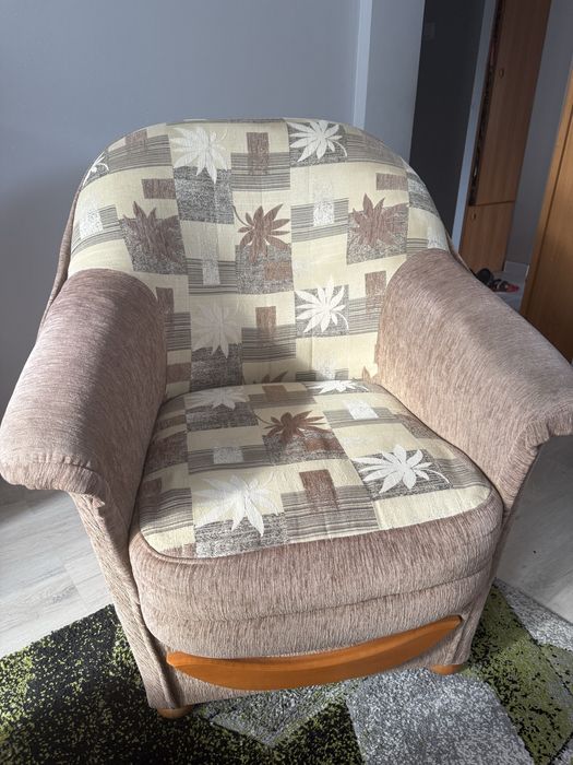 Fotele tapicerowane 2 sztuki komplet