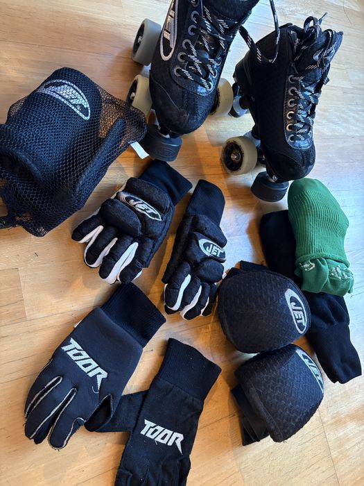 Material de hoquei em patins 6-7 anos