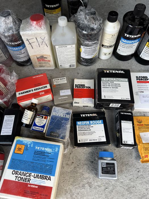 Chemia forograficzna Utrwalacze Kolor Tetenal Agfa Ilford