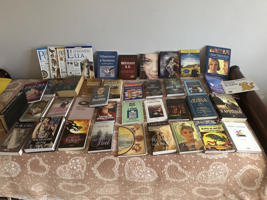 Lote com todos os livros das fotografias