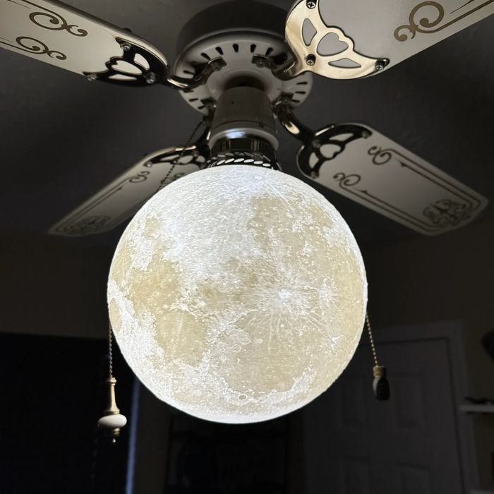 Adaptador para Ventoinha de Teto - Tema Lua