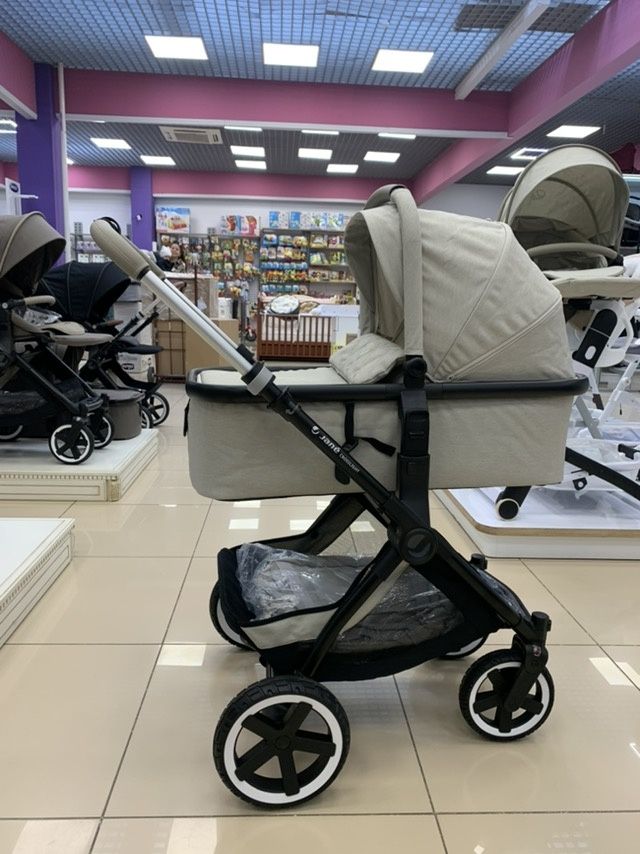 Універсальний візок Jane Crosslight + люлька Micro Pro U05 Сірий