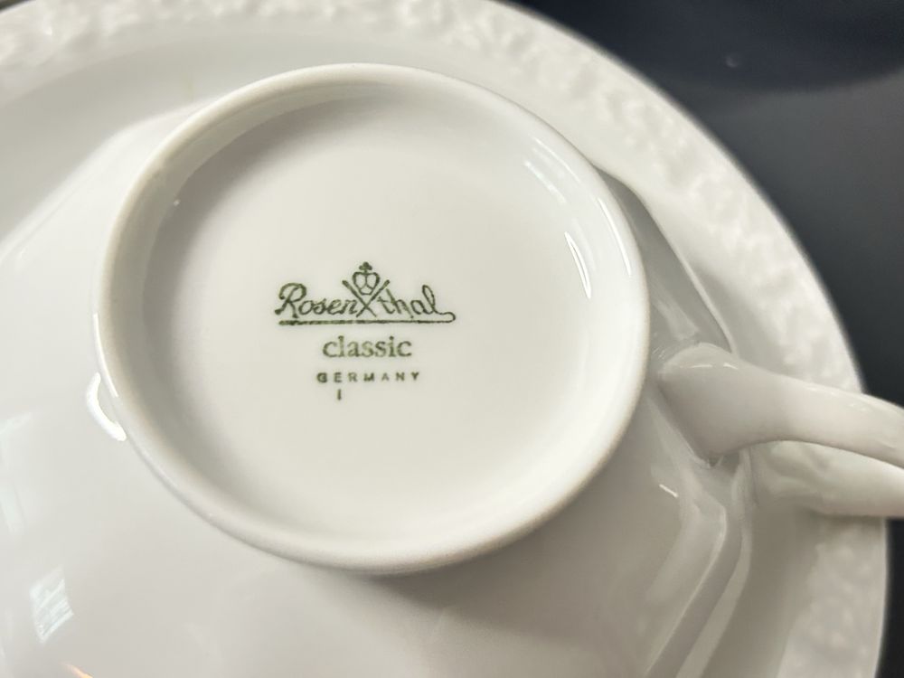 Rosenthal biala Maria zestaw dla 6 osob  do herbaty