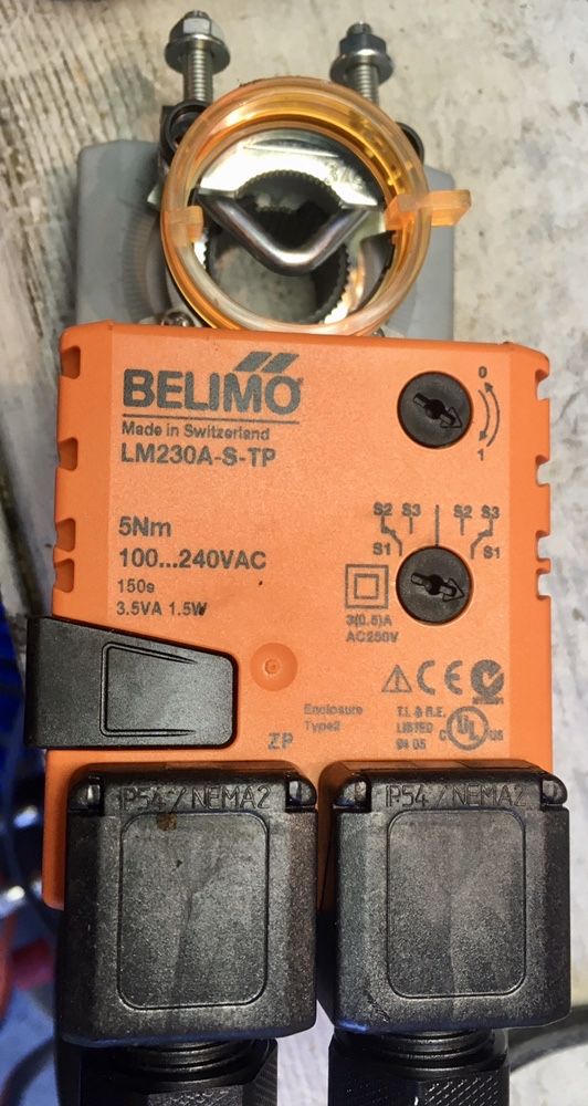 Электропривод BELIMO LM230A-S-TP для воздушных заслонок