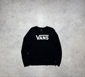 Мужская Кофта Лонгслив Vans С Большим Логотипом Оригинал Размер M