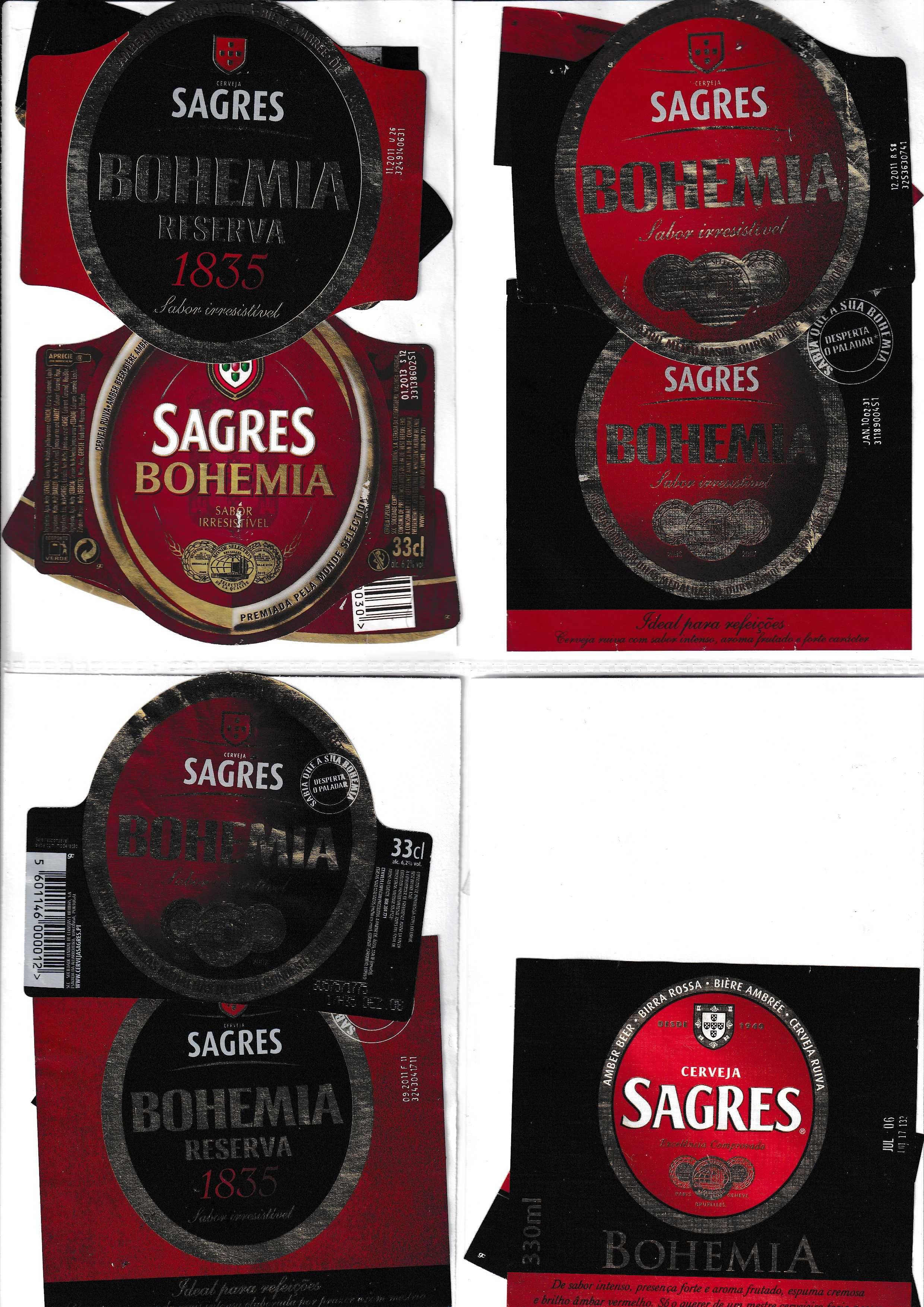 Rotulos  cerveja Sagres muito antigos