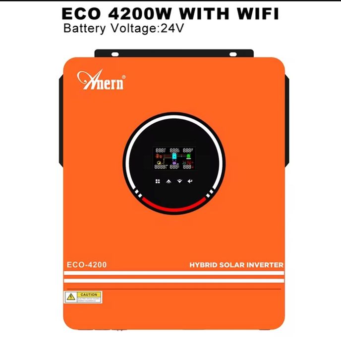 Інвертор для дому 4.2 кВт Anern + LiFePO4 акумулятори 24V — повна авто