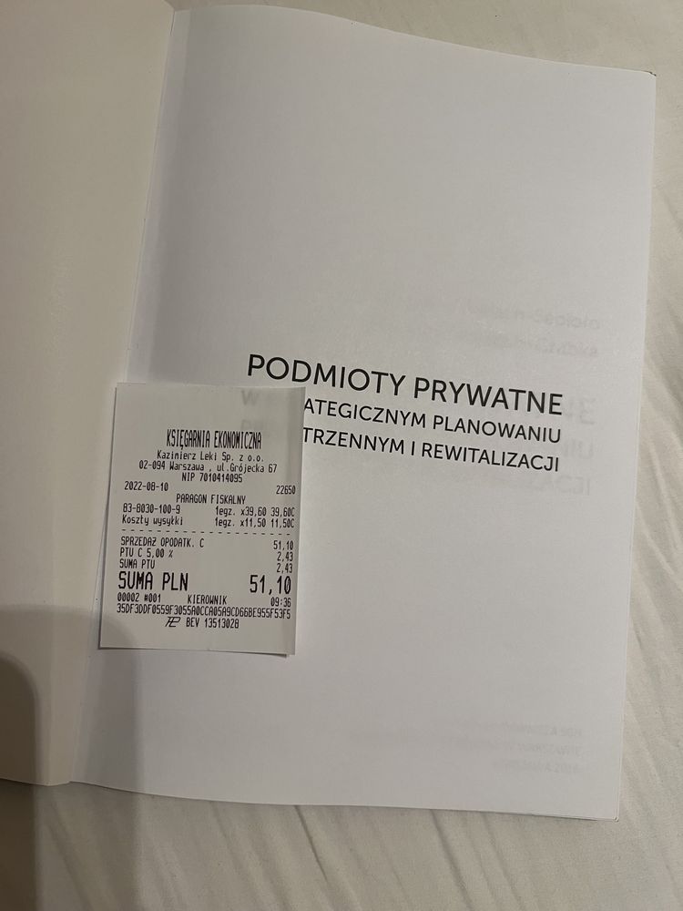 Podmioty prywatne w strategicznym planowaniu przestrzennym