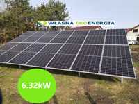 Montaż Zestaw hybrydowy 6kW +magazyn energii 10kWh /Fotowoltaika