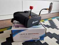 Gogle FPV Eachine EV800DM 5.8G analogowe nagrywanie dron okulary DVR
