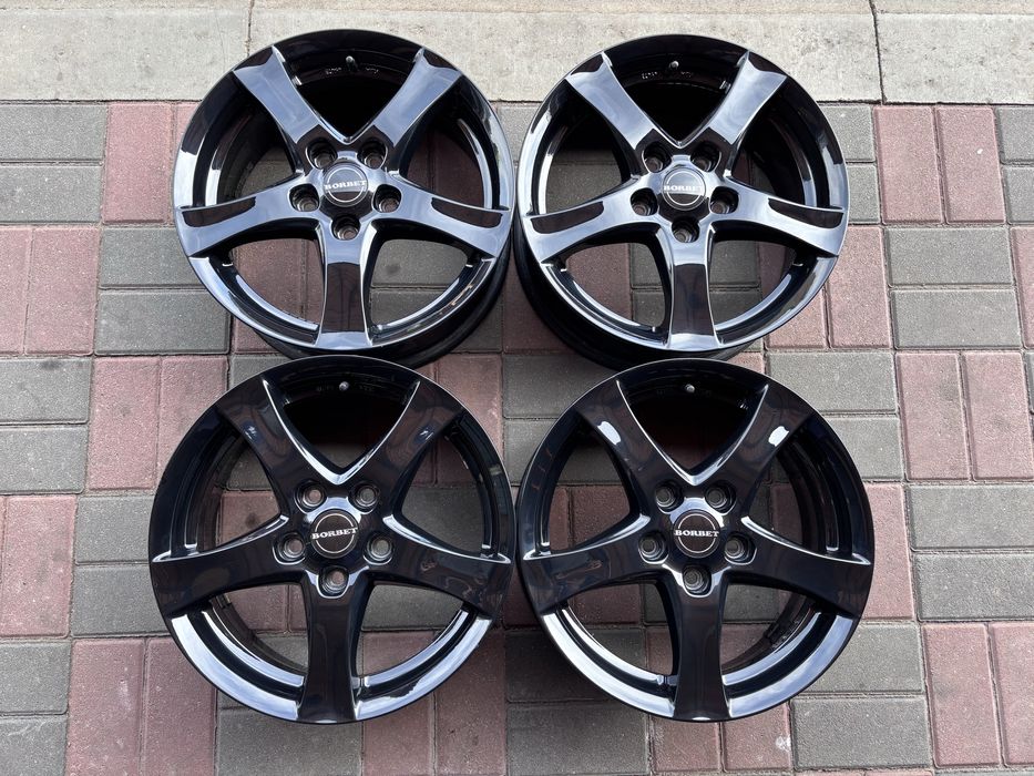 Felgi Borbet 5x112 VW Seat Skoda 6Jx16 ET48 Golf Touran T roc