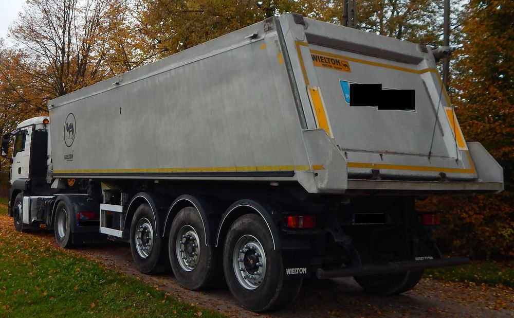 MAN TGS 18.480 z naczepą Wielton