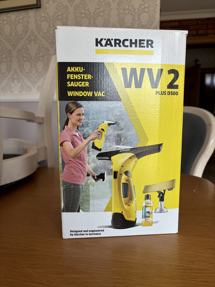 Akumulatorowa myjka do okien Window Vac - zestaw Karcher WV 2 PLUS D50
