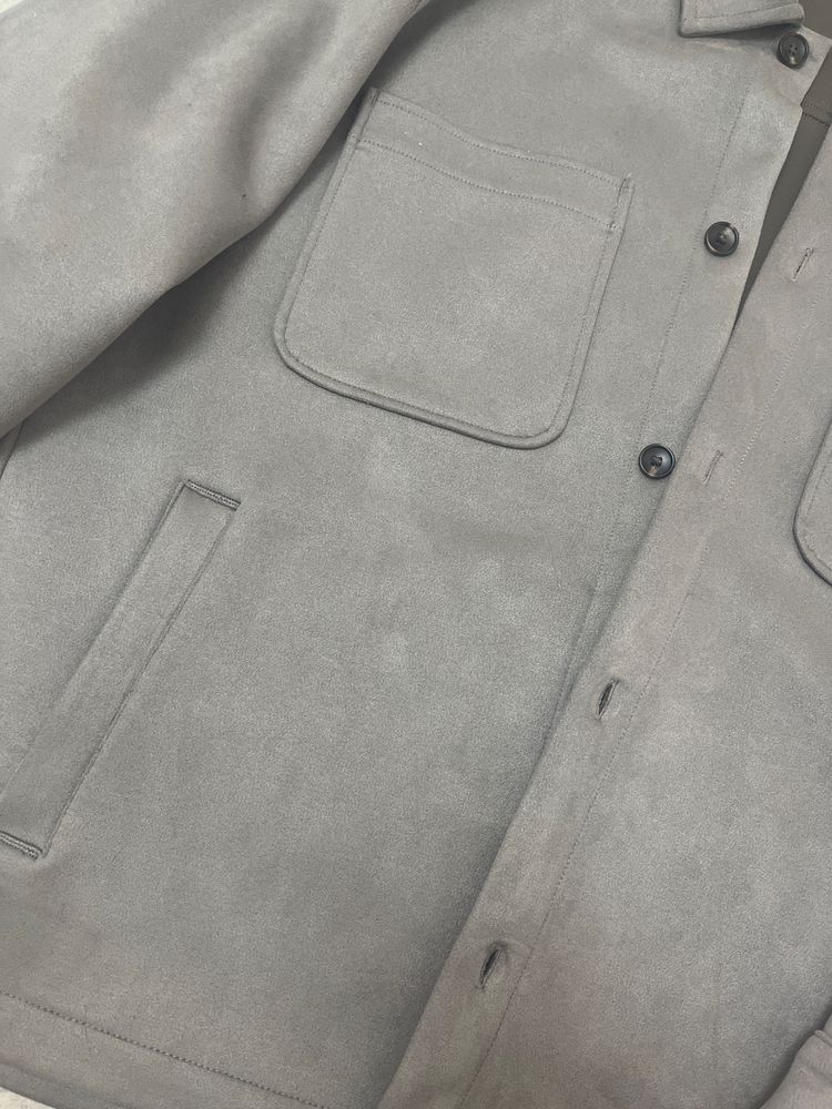 Мужская серая рубашка Zara