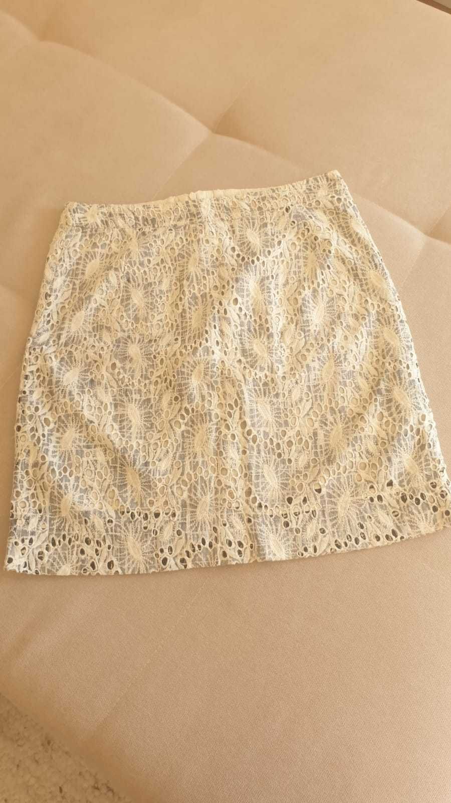 Spodniczka  CUD Boho Noa Noa  ażurowa ala rozenek 100% cotton