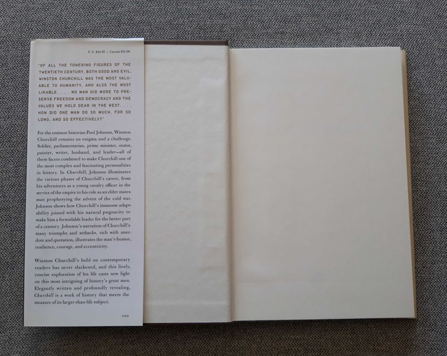 Livro "Churchill" de Paul Johnson