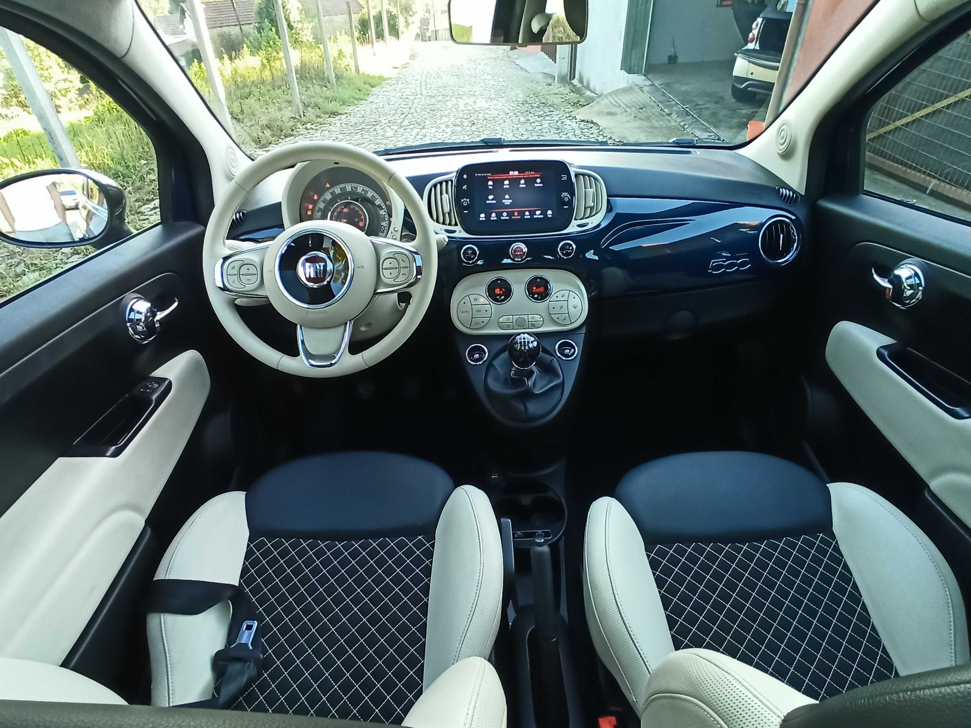 Fiat 500 HYbrid/Gasolina Dolcevita CX 6V Apenas 48 Mil kms de 2021