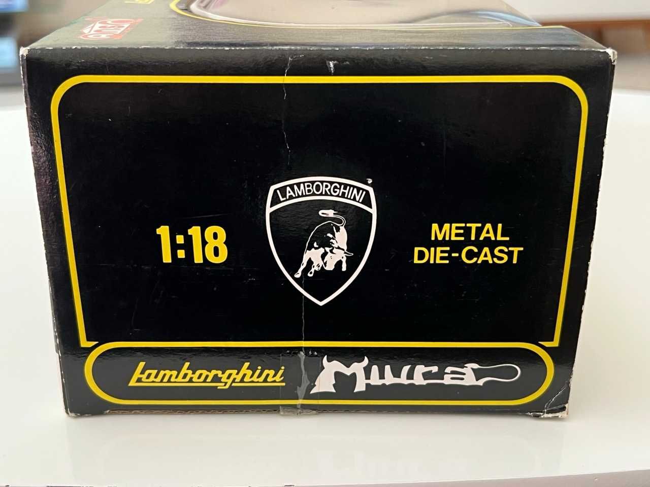 Raro Anson Lamborghini Miura escala 1:18 Novo na caixa