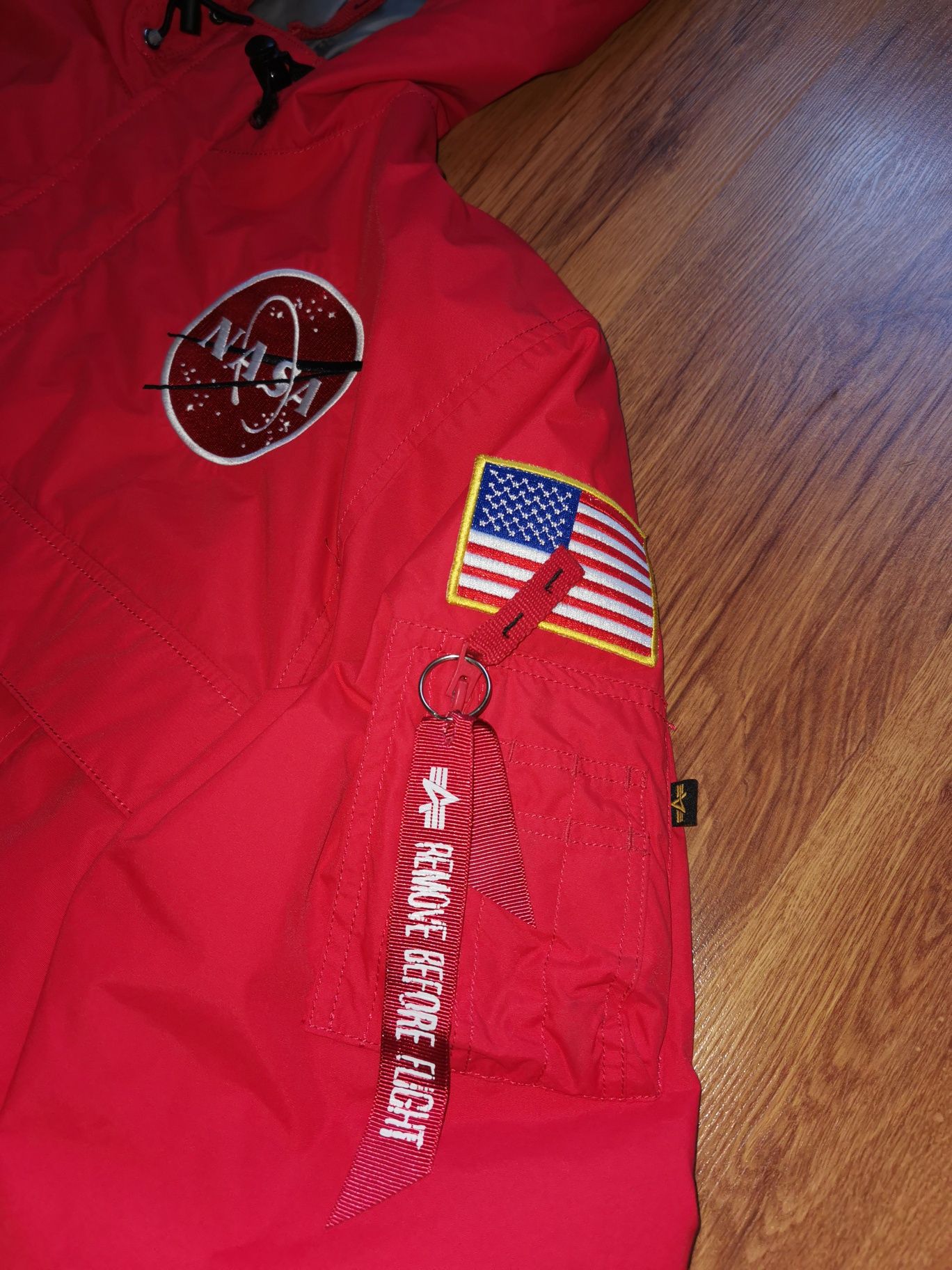 Alpha Industries Nasa Apollo 11 Anorak kurtka ocieplana L