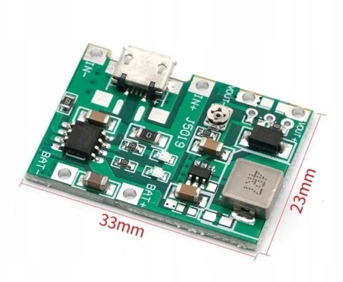 Повышающий регулируемый модуль mt3608 + зарядка TP4056
