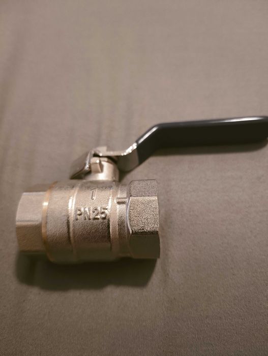 Zawór kulkowy 1cala z rączką HYDRO-S 25 bar.