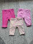 3szt krótkie legginsy roz. 86