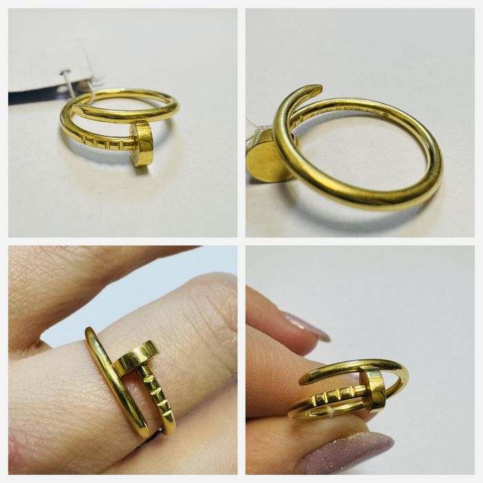 Золотое кольцо cartier