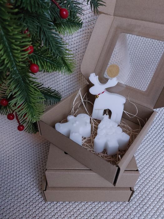 Sprzedam zestaw mydełek renifer, pierniczek i choinka