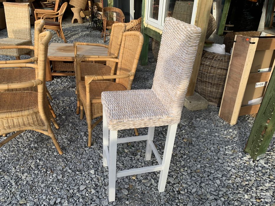 ładne stołki ratanowe hokery 40/40cm 70/80cm wysokie