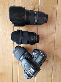 Nikon 750D + 2 obiektywy Sigma 35mm 1.4 i Nikkor 24-70mm 2.8