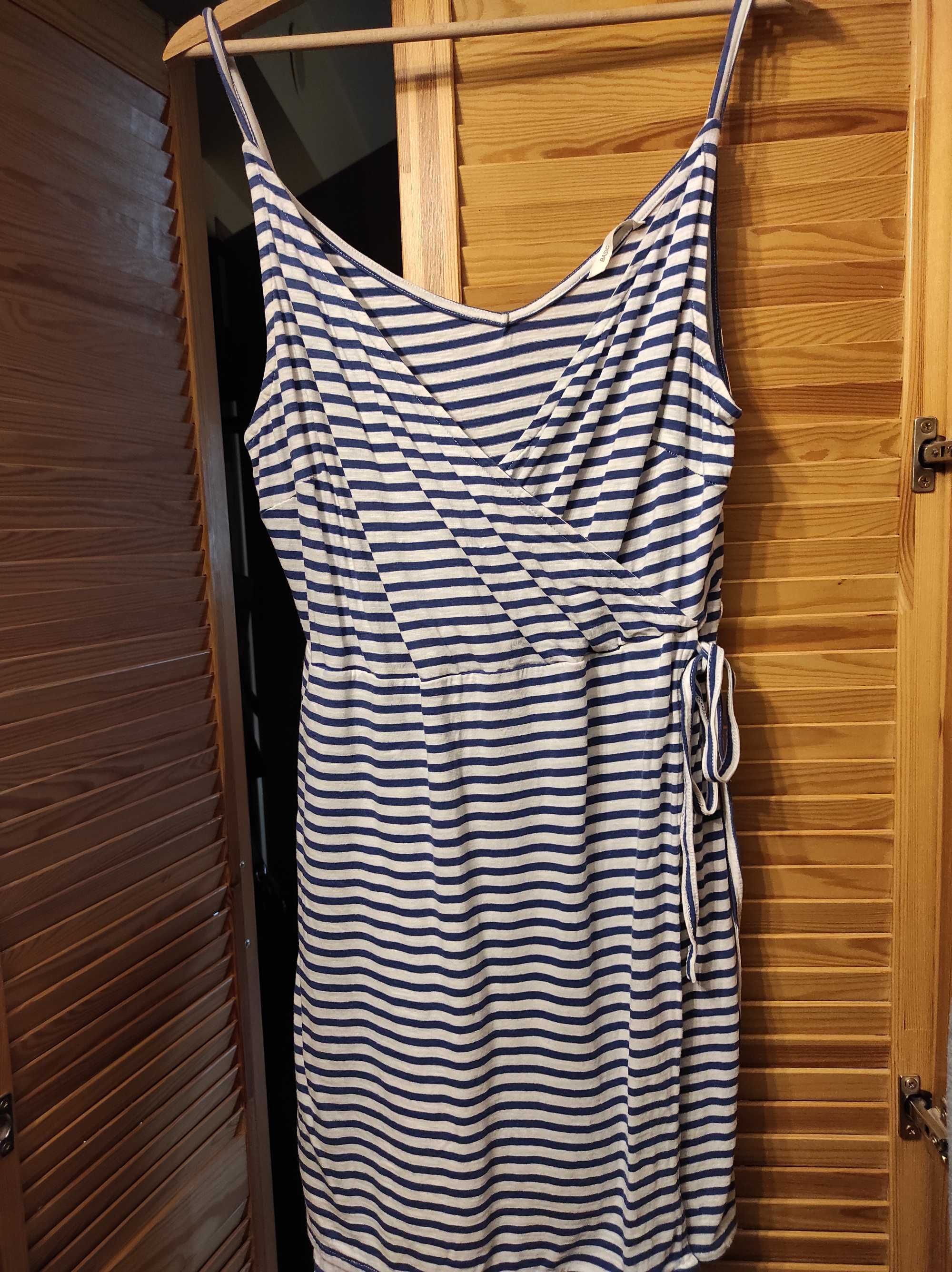 Letnia sukienka w stylu marynarskim, H&M M