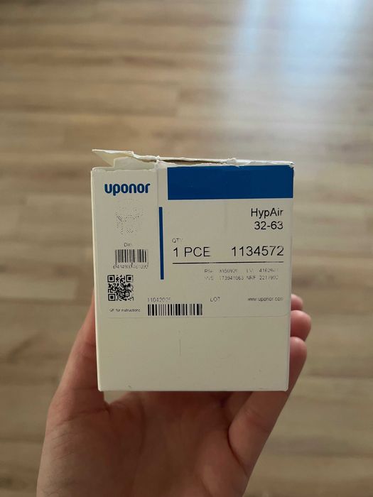 Uponor zawór napowietrzający HYPAIR 32-63