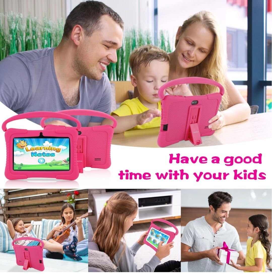 Tablet Veidoo Kids, 7-calowy tablet z systemem Android dla dzieci, 2 G
