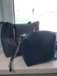 Сумка сумки женские жіноча сумка чорна комплект сумочок