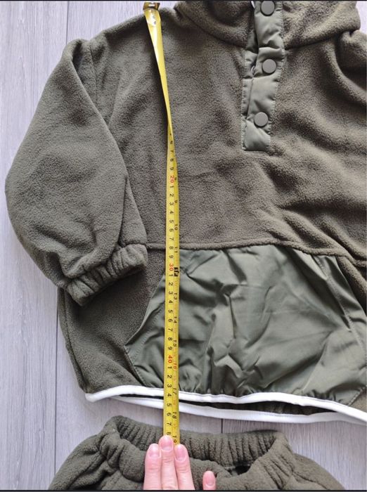 Новий дитячий флісовий костюм хакі