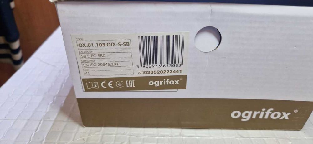 Buty bezpieczne OIX Rozmiar 41