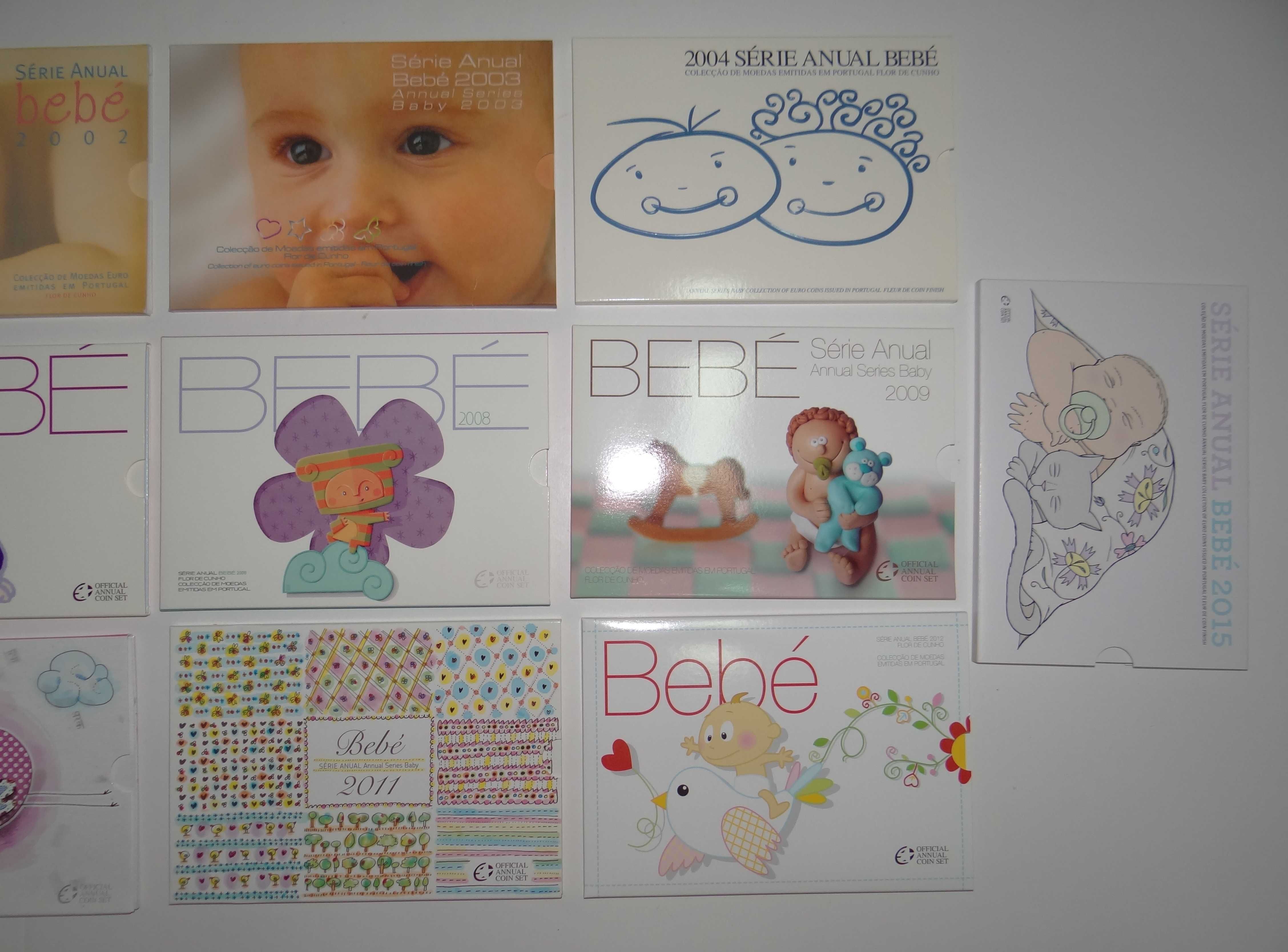 Carteira INCM Bebé Portugal 02, 03, 04, 2008, 09, 10, 11, 12, 15