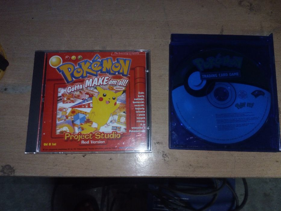 dwie płyty Pokemon
