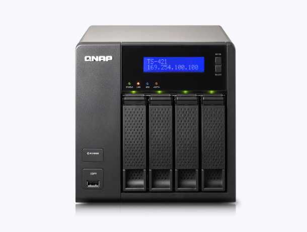 Qnap TS-421 + 4 x 3TB WD
