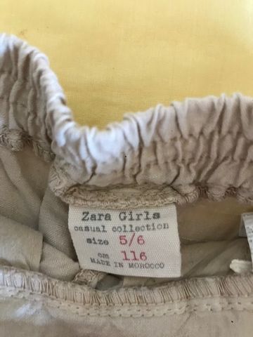 Calções de menina em linho da ZARA