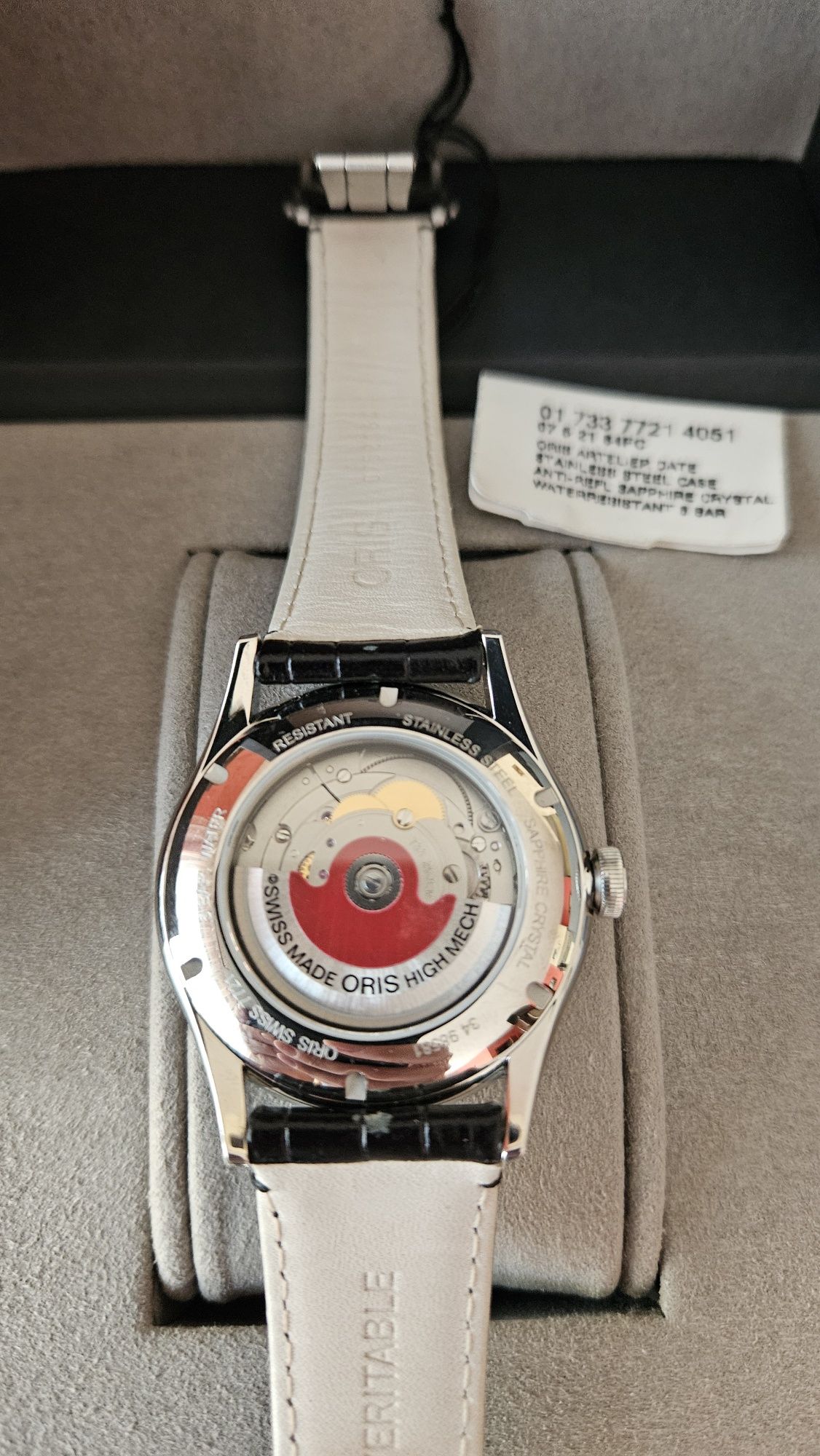 ORIS Artelier Date Automatic - OKAZJA! - zegarek męski 40mm