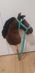 Hobby horse gniady A4 z ogłowiem