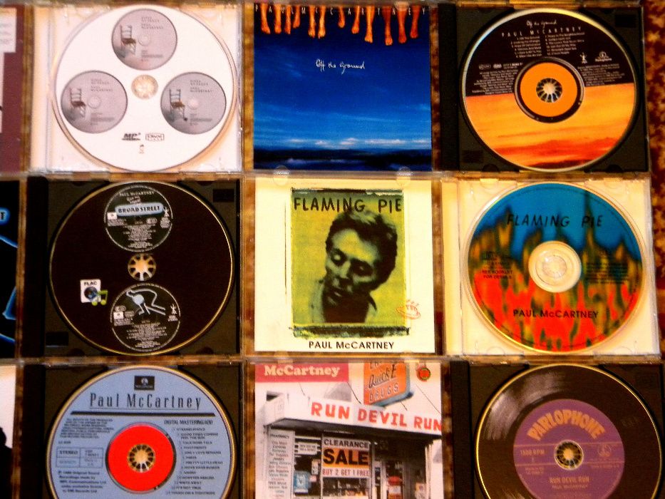 Диски - полное собрание CD Paul McCartney & Wings в формате МР 3