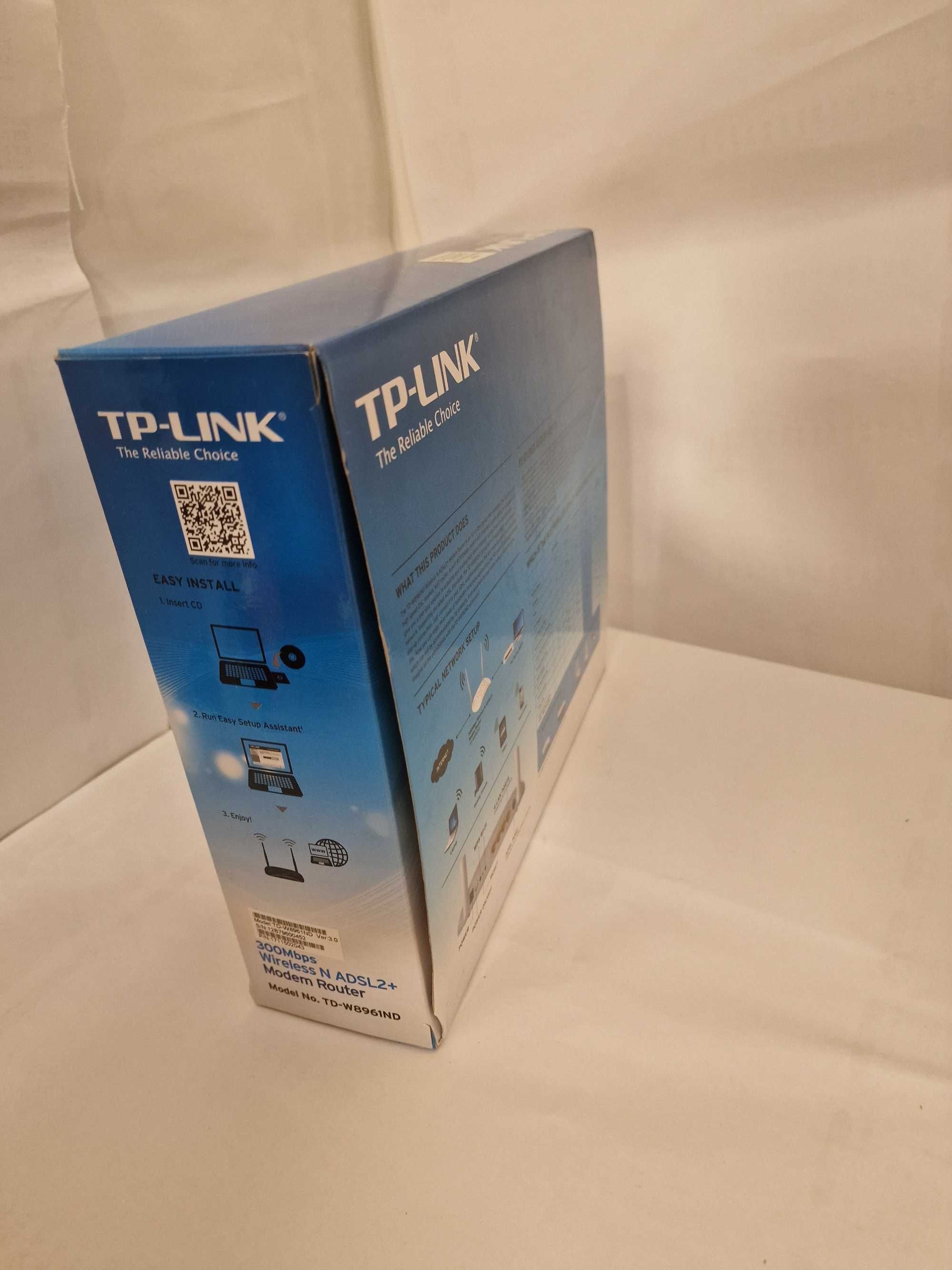 Router modem bezprzewodowy TP-LINK 300Mbps ADSL2+ TD-W8961ND