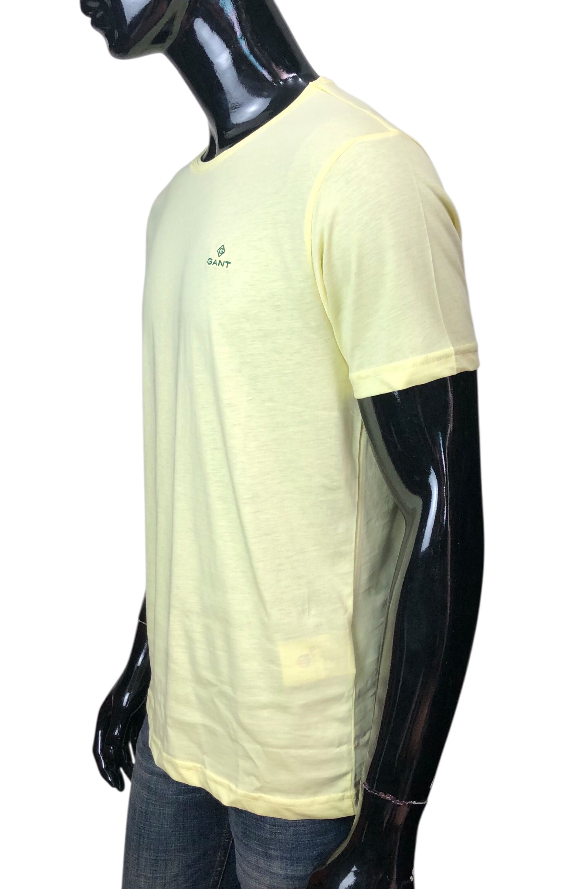 Футболка мужская GANT (Гант) Желтый.