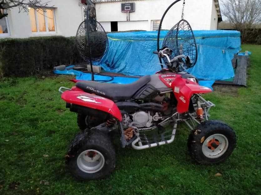 quad polaris predator 500 rok 2004 nerfbary wahacze czesci