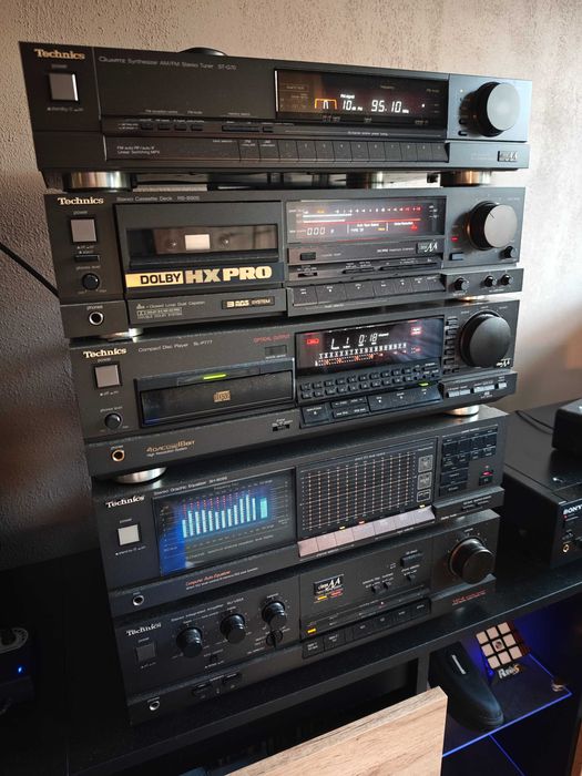 Technics  z kolumnami wieża super stan