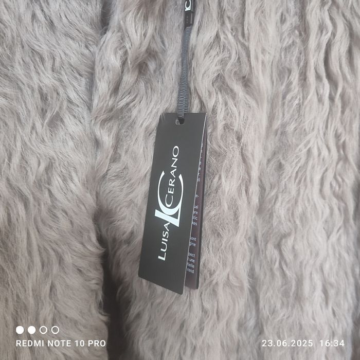 Luisa Cerano, nowe naturalne futerko z wełny jagnięcej ( curly lamb),r